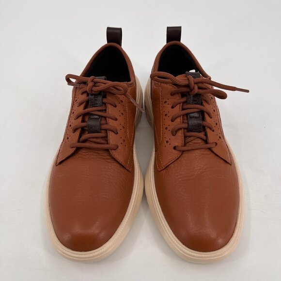 Cole Haan Zerogrand WFA Plaintoe Oxford British Tan Men\'s Size 9 Leather Lace Up main image 5